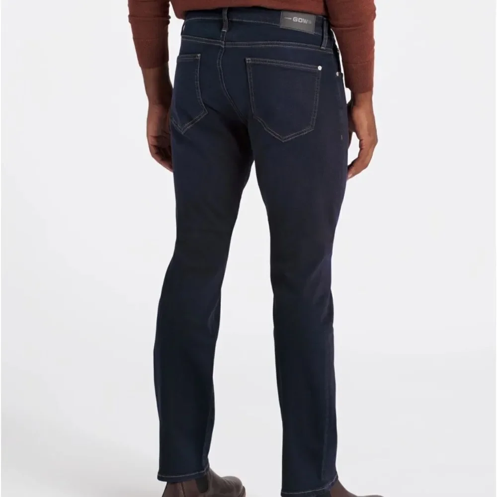 GDW Bridge Straight Fit Jeans Mens‎ 36 x 32 Navy Dark Brushed Stitch Fix NWT - Picture 5 of 7